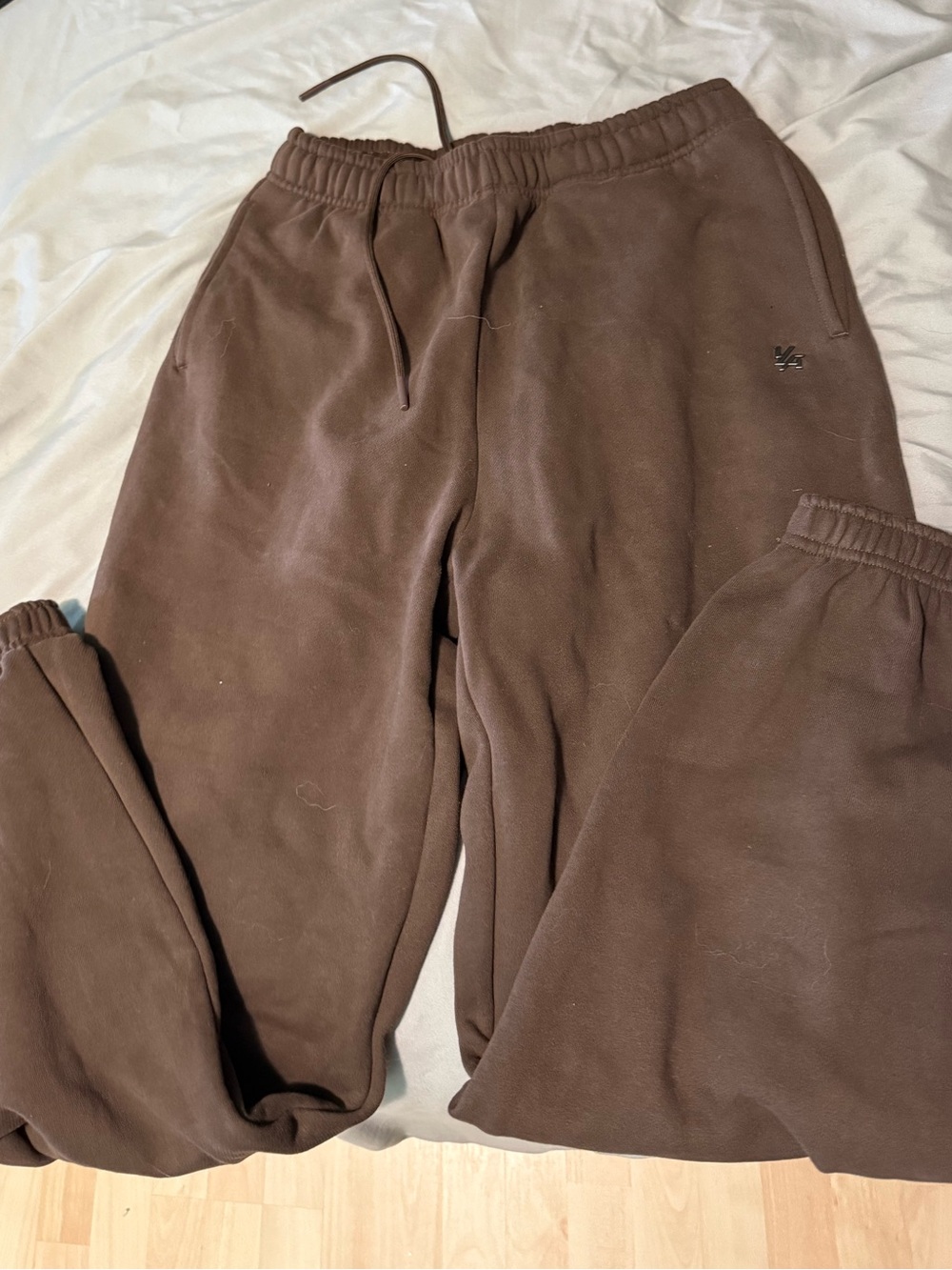 YoungLA Brown Studio Edit Sweatpants - Drawstring Waist